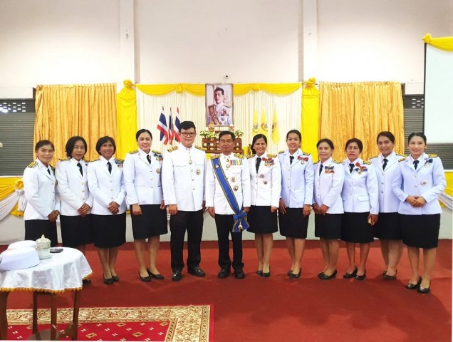 ร่วมพิธีถวายพระพรชัยมงคล